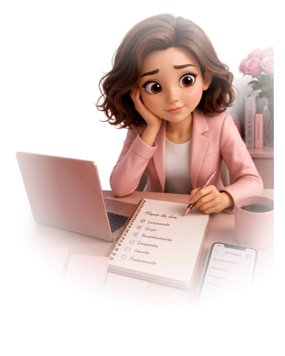 Conteúdo para liderança e comunicação de diretoras Mary Kay